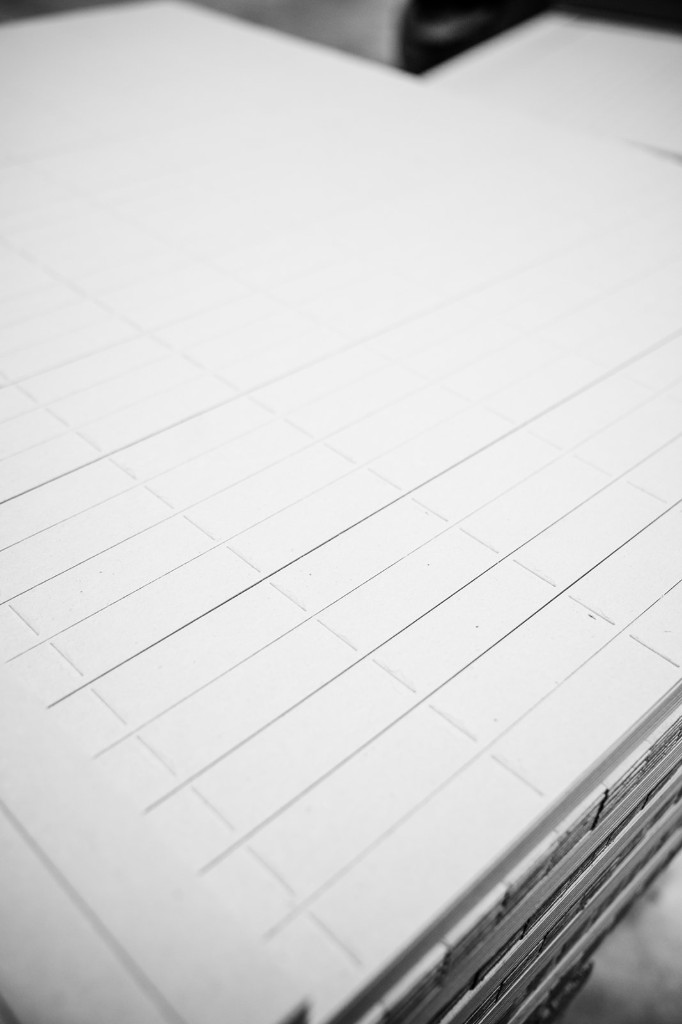 Tasseaux en carton prédécoupés